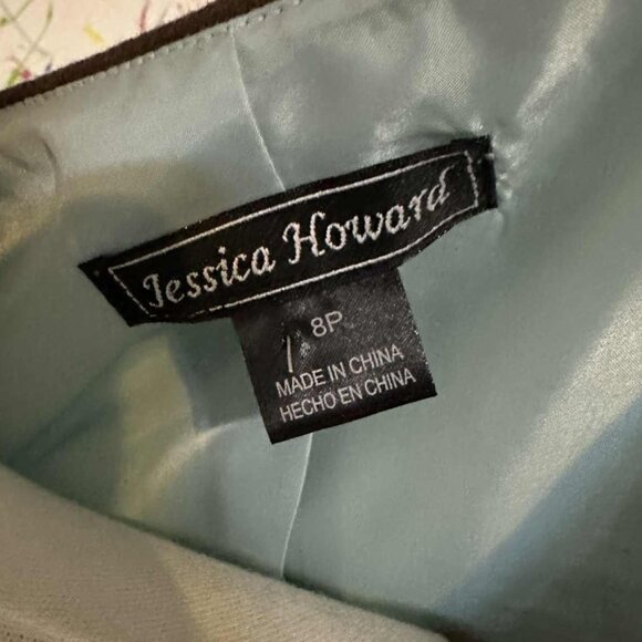 3 for $50💚Jessica Howard Sleeveless Dress and Jacket Set Size 8P - Picture 5 of 8